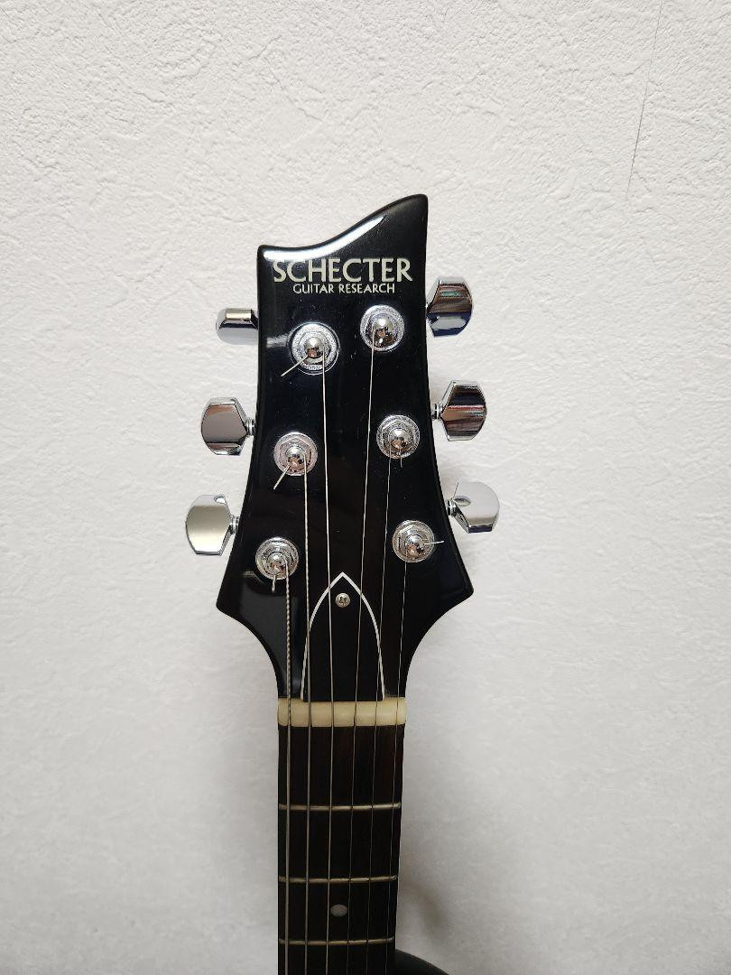 Schecter Rj-1-24-VTR Electric Guitar See-Thru Black, Used Schecter Rj-1-24-VTR Electric Guitar See-Thru Black, Used