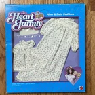 Vintage Mattel The Heart Family Mom & Baby Fashions Pink Rose Design Sleepwear
