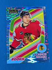 2023-24 Upper Deck OPC Platinum Connor Bedard Rookie Retro Blue Pulsar /100