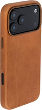 Genuine Leather Case for Iphone 17 Pro Max Compatible with Magsafe, with Capacit