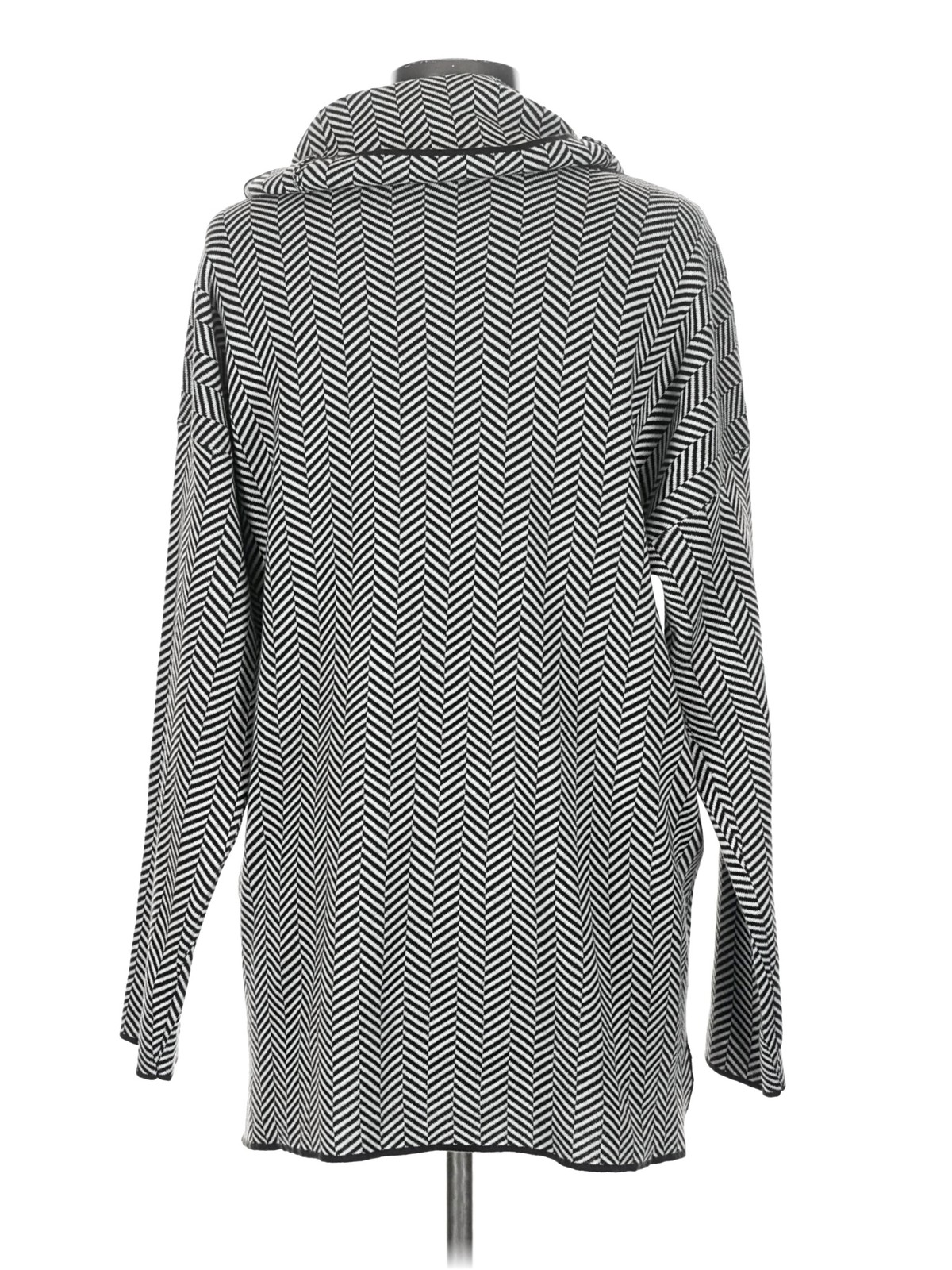 Calvin Klein Women Gray Pullover Sweater L thumbnail 2