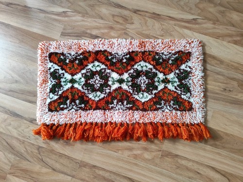 Wandteppich DDR Handgeknüpft ca. 94x57cm Deko Vintage