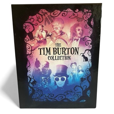 Blu Ray Box Set Tim Burton Collection 7 Movie Book Case Collector Gift Set Rare