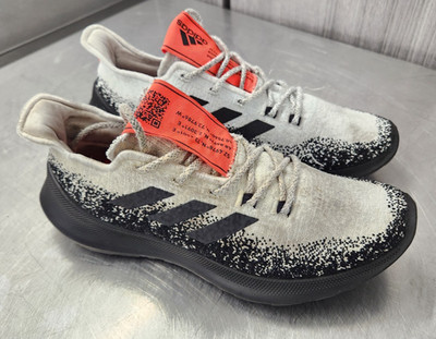 Size 9.5 Adidas SenseBounce+ Cloud White Black Orange