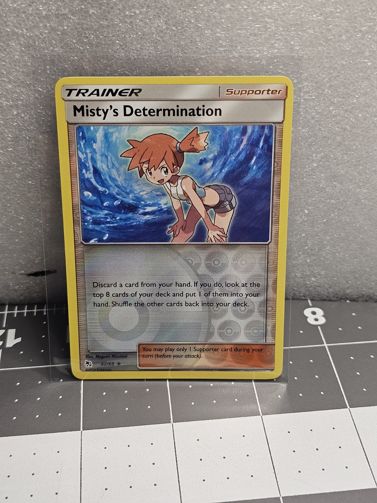 Pokemon |  Misty's Determination | 62/68 Hidden Fates | NM | Reverse