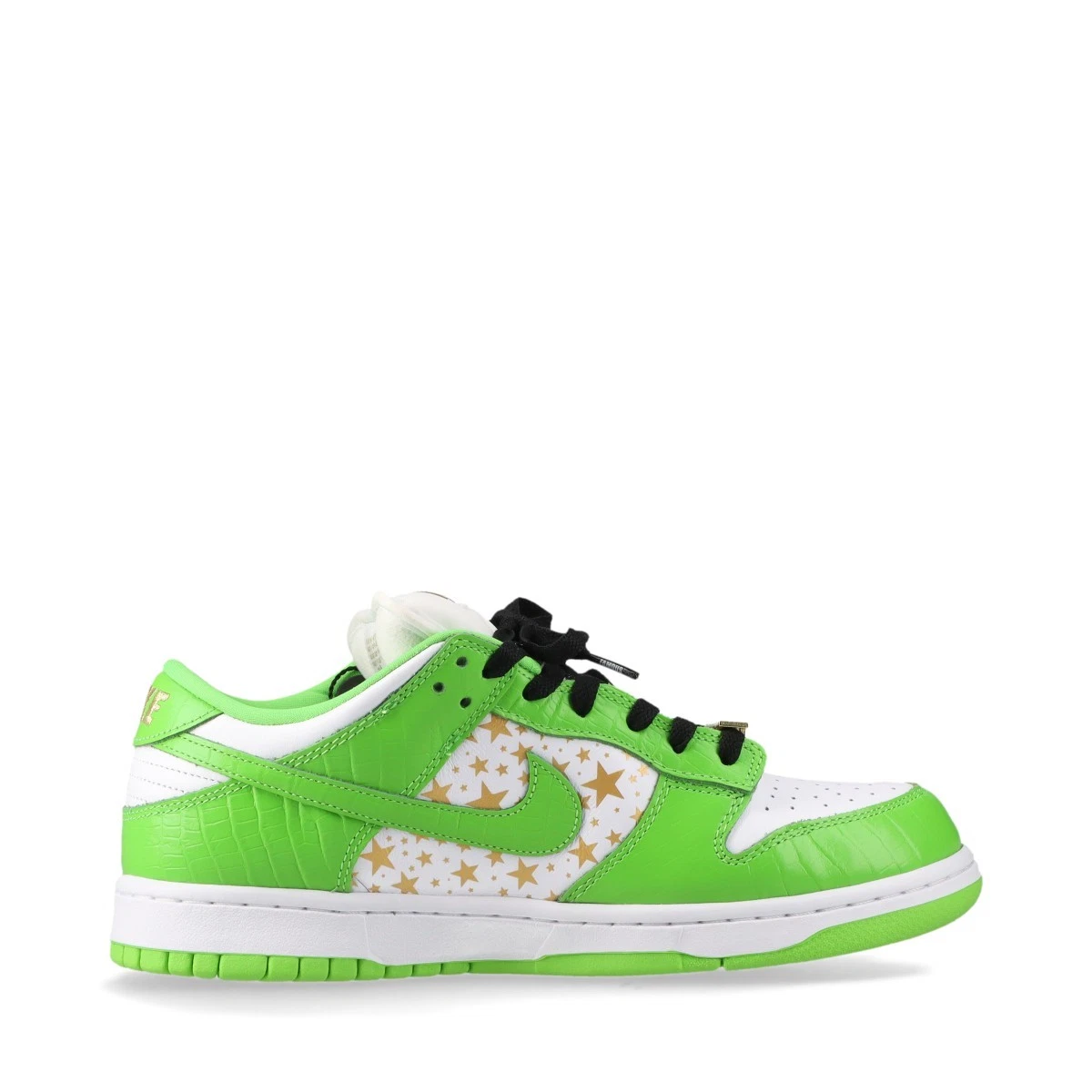Supreme Cuir pour Homme Blanc Vert Dh3228 101 Dunk Low