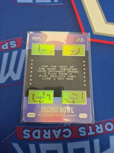 2026 Bo Jackson Battle Arena Tecmo Bowl BPL9 Draw Tax Battle Foil