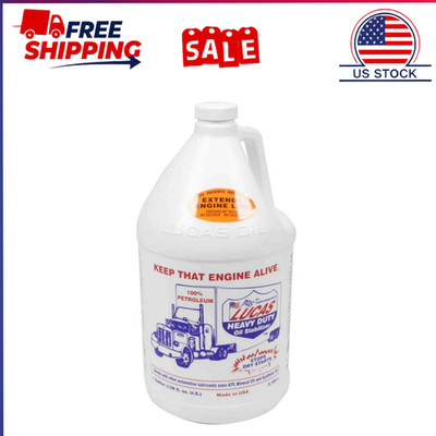 Lucas Oil 10002 Heavy Duty Oil Stabilizer One Gallon Automotive Additive