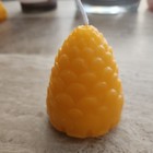 XMAS gift 100% Pure ORGANIC Beeswax Candle. Handmade. Gift boxed - PINE CONE