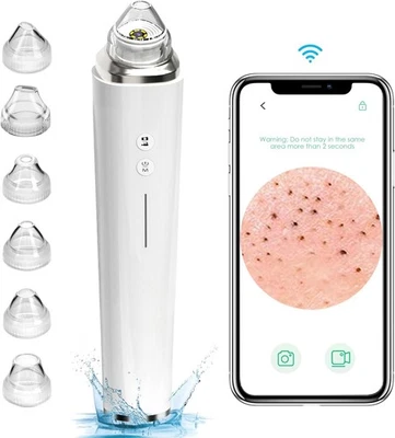 GOTRAYS Blackhead Remover Pore Vacuum, Upgraded WiFi Visible Facial Pore Cleanser mit HD