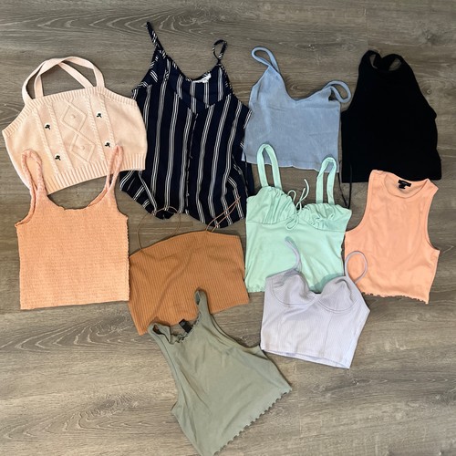 Tank Tops Shirts Damen Medium Junior Forever 21 Hippie Rose 10 Stück