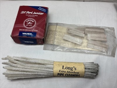 Dr. Perl Junior 9Mm Pipe Filters - 40 Count - Pack Of pipe Cleaners, Balsa