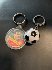 Football Keyring Bundle Kanchelskis Manchester United & Soccer Ball Keyring