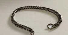 Troll Authentic SS Wheat Chain Bracelet 5.5” Closure Not Included (45)