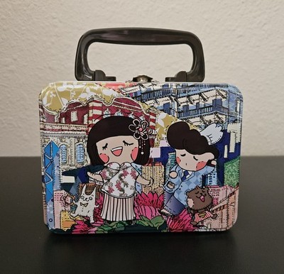 Chocolate Rain Chingu Korean Mini Lunchbox Metal Container 4.5'' x 6''