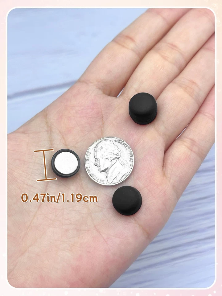 12 piezas imanes de hiyab fuertes pasadores magnéticos sin pasadores sujetan sin daños a la tela multi Foto 3 de 4