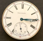 Antique 1898 Waltham 1894 240 Pocket Watch Movement Running Ticks 12s 17j USA