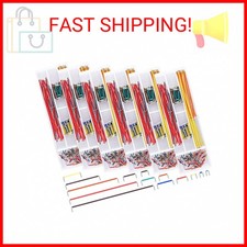 AUSTOR 840 Pieces Preformed Breadboard Jumper Wire Kit 14 Lengths Assorted Jumpe