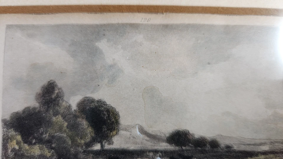 Grabados John James Wilson y Sidney Richard Percy 2,75x4" siglo XIX arte inglés Foto 4 de 4