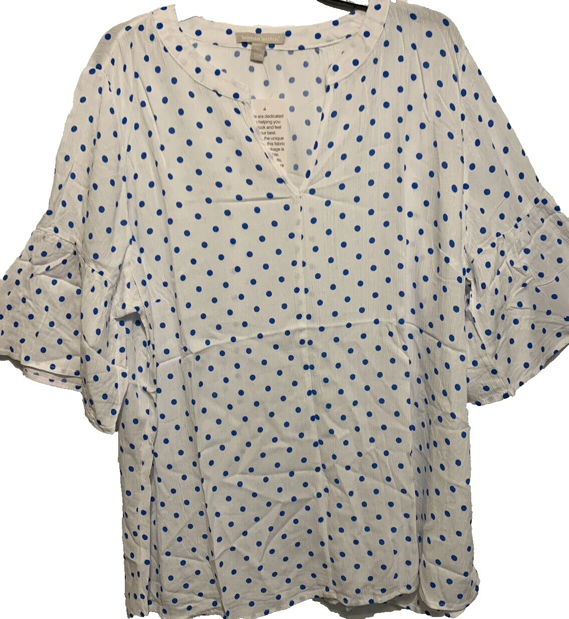 Женские повседневные топы в горошек для женщин