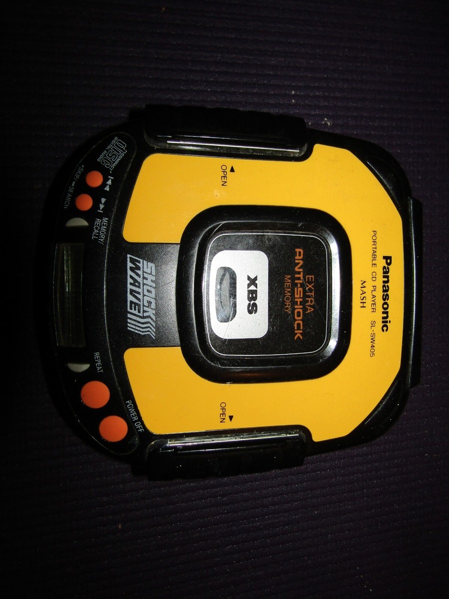 【ジャンク品】SONY Panasonic National Victor Panasonic Shock Wave XBS AM FM Radio Cassette Player Yellow