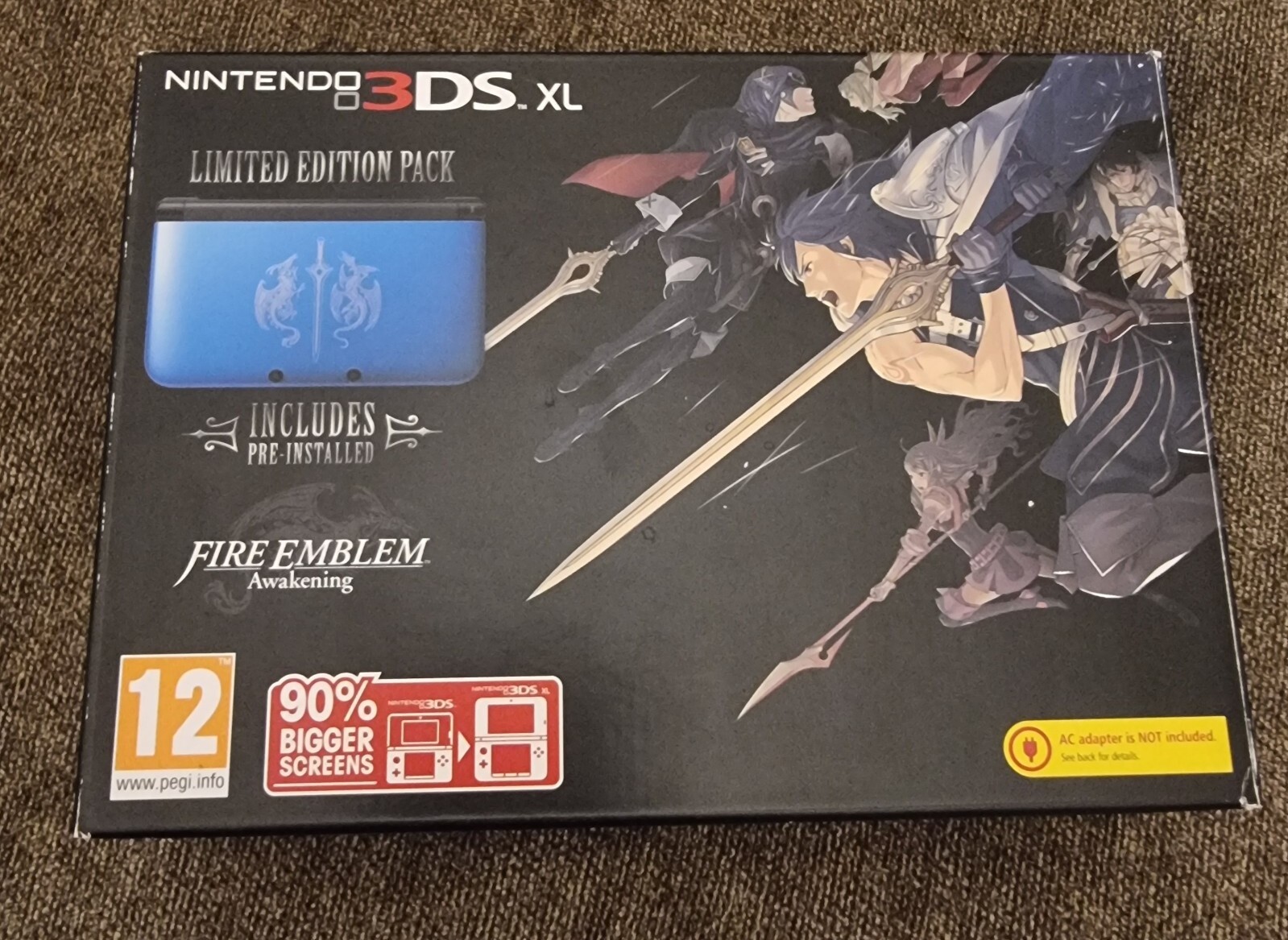 Nintendo 3DS XL Fire Emblem Awakening Console! Preinstalled Game MINT