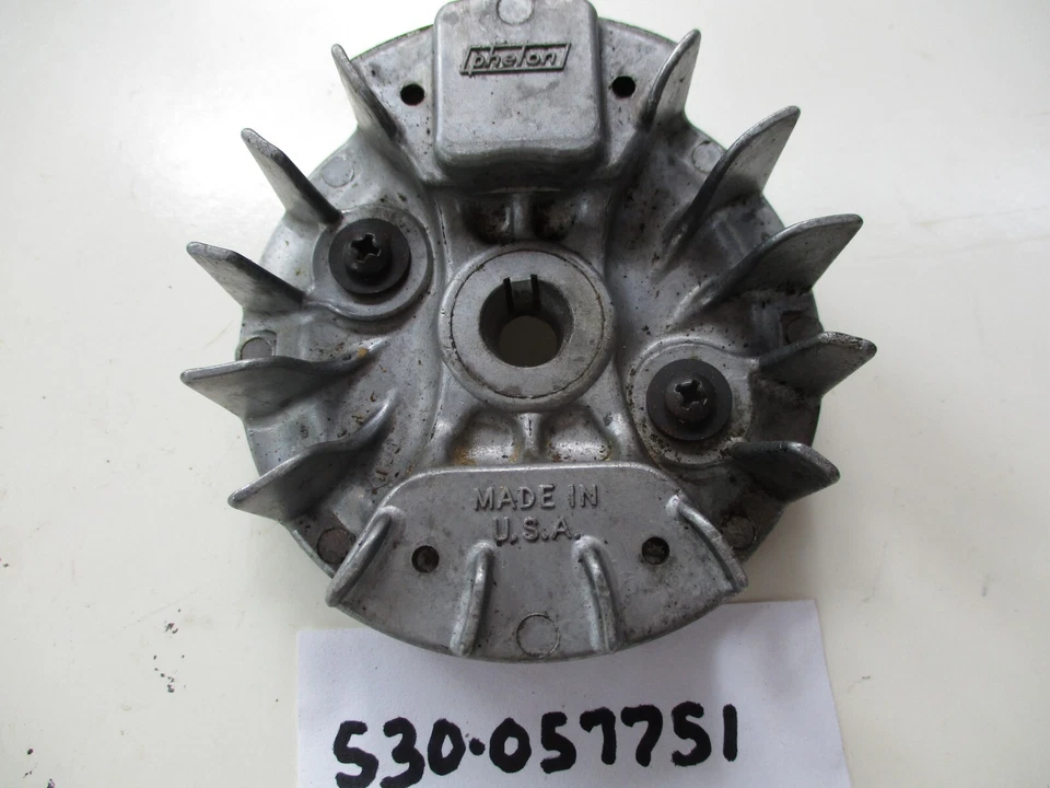 Flywheel 530057751 for Husqvarna, Poulan, Poulan Pro USED NLA PE550, gas edger - Image 3 of 4