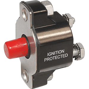 Blue Sea 2138 Medium Duty Push Button Reset-Only - 15A - Afbeelding 1 van 1