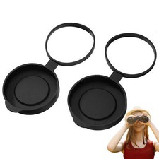 1set/2PCS 10x50 Rubber Len Cover Caps For Binoculars Objective