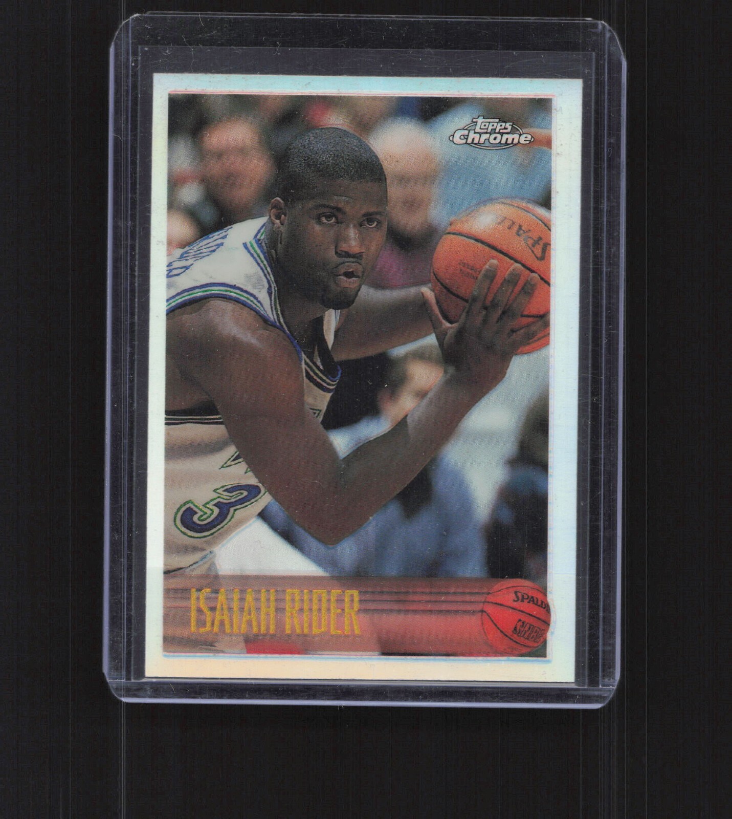 1996-97 Topps Chrome 102R Isaiah Rider Refractors