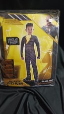 Black Adam Halloween Costume Child Small 4-6  45msrp LIGHTS UP Jumpsuit