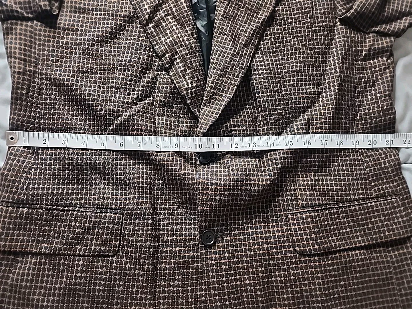 Example Missoni  Men's Two Button Brown Checkered… - image 10