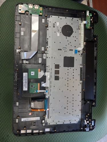 ASUS ROG GL771J 17.3" Palmrest Touchpad Keyboard Backlit 13NB0756AM0311 AUDIO BD - Picture 6 of 11