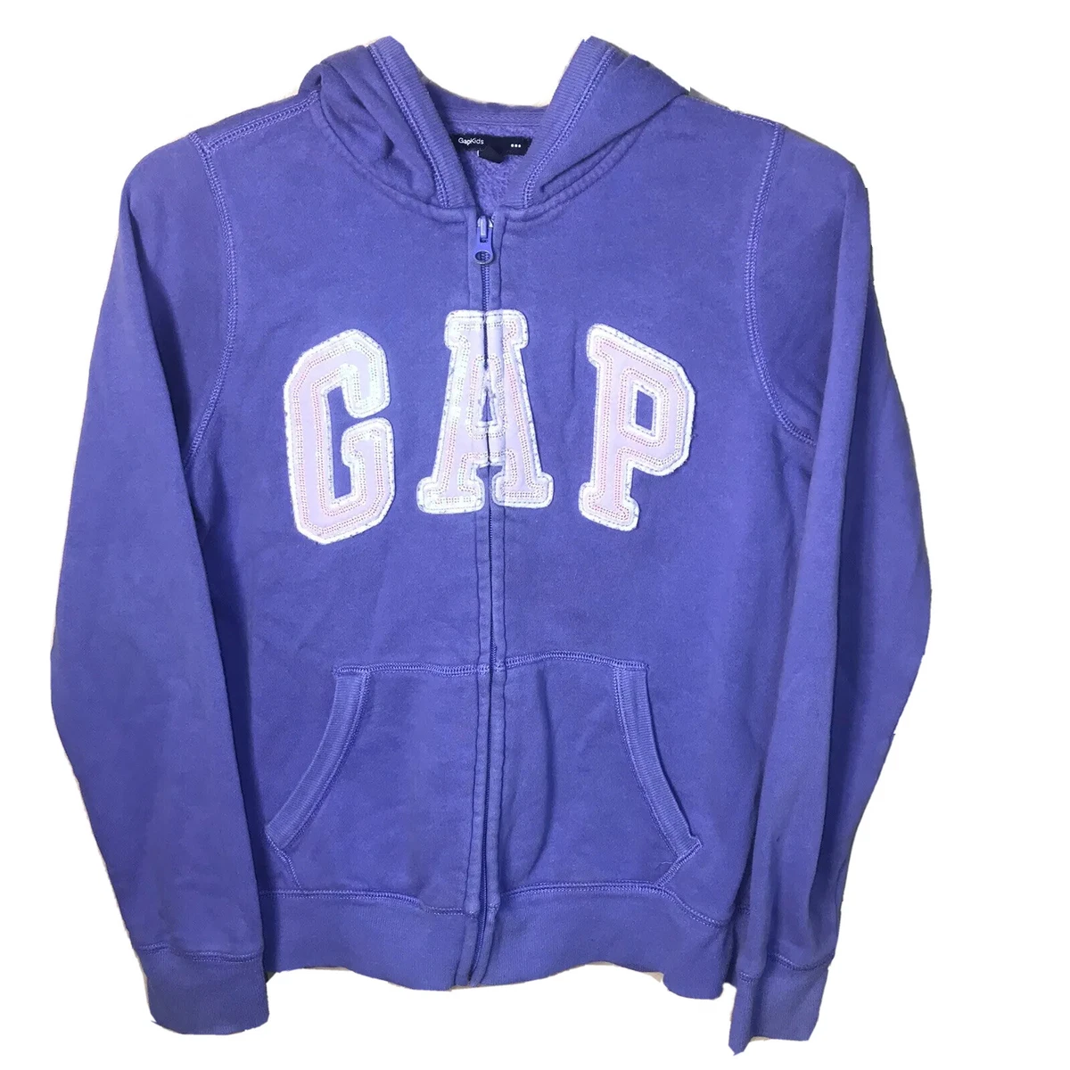 purple gap hoodie zip up