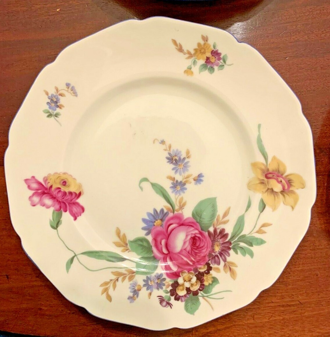 Black Knight Registered USA - (4) Porcelain Plates Hohenberg