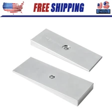 2" Wide 4°Degree Steel Leaf Spring Degree Shims Sliver - Set of 2