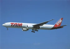 Postcard Airline TAM Boeing B.777-32 PT-MUA Avimage No. 470 CC7.