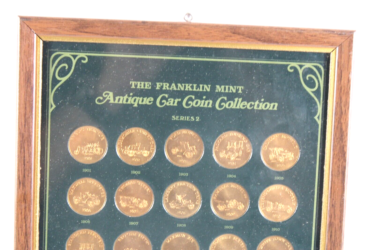 Franklin Mint Antique Car Coin Collection Series 2 Framed | eBay