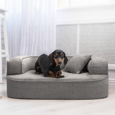 tierlando  Orthopädisches Hundesofa LOTTE VISCO PLUS Webstoff meliert Hundebett