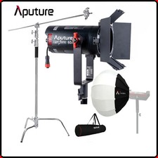 Aputure LS 60d 60W COB LED Video Fotografie Licht +Lantern 65cm Softbox+ C Stand