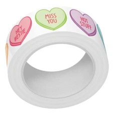 Lawn Fawndamentals Washi Tape Conversation Hearts