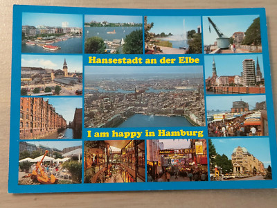 Postcard Hamburg Hanseatic city on the Elbe Hbg 1251 ungel_11