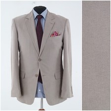 Mens Beige Blazer 42R UK Size CANDA Sport Coat Jacket