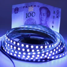 12V UV Ultraviolet 395-405nm led strip light 5050 2835 SMD 60led/m 120led/m IP65
