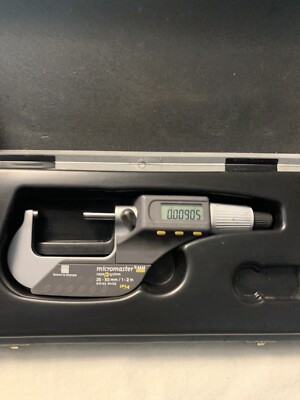 Brown Sharpe TESA LCD Digital Micromaster Outside Micrometer 1''-2.2'' / 0.00005 
