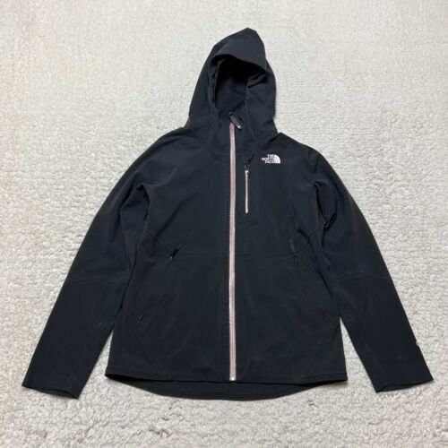 The North Face Jacket Girl Extra Large Black GTX Apex Flex Waterproof Rain Coat - Picture 1 of 15