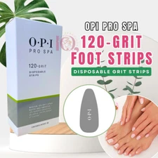OPI PRO SPA FOOT FILE  DISPOSABLE GRIT STRIPS 120 GRIT