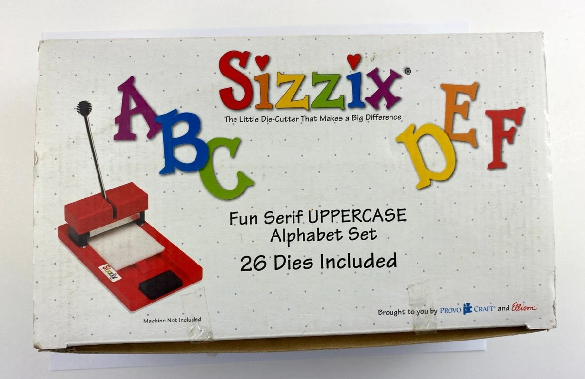 Sizzix Alphabet for sale - eBay