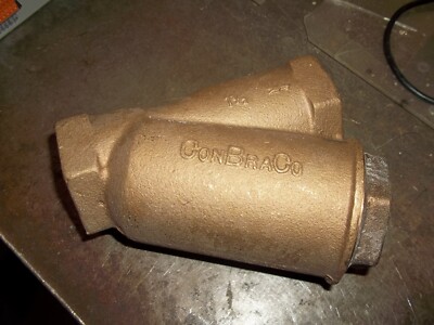 NIB CONBRACO 59-007-02 Y STRAINER 400 PSI WOG 1-1/2'' NPT (842)