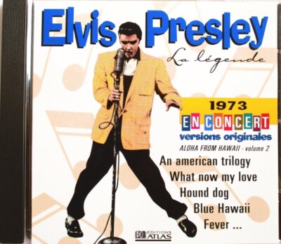 ELVIS PRESLEY - CD ''DIE LEGENDE - 1973: EN CONCERT (ALOHA FROM HAWAII VOLUME 2)''